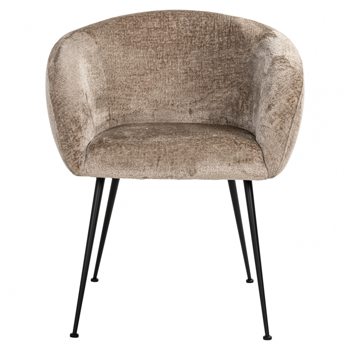 Scaun de dining, Ruby, Taupe chenille [6]