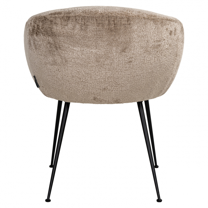 Scaun de dining, Ruby, Taupe chenille [4]