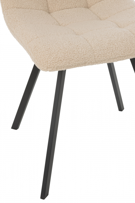 Scaun Clark metal/poliester, alb [4]