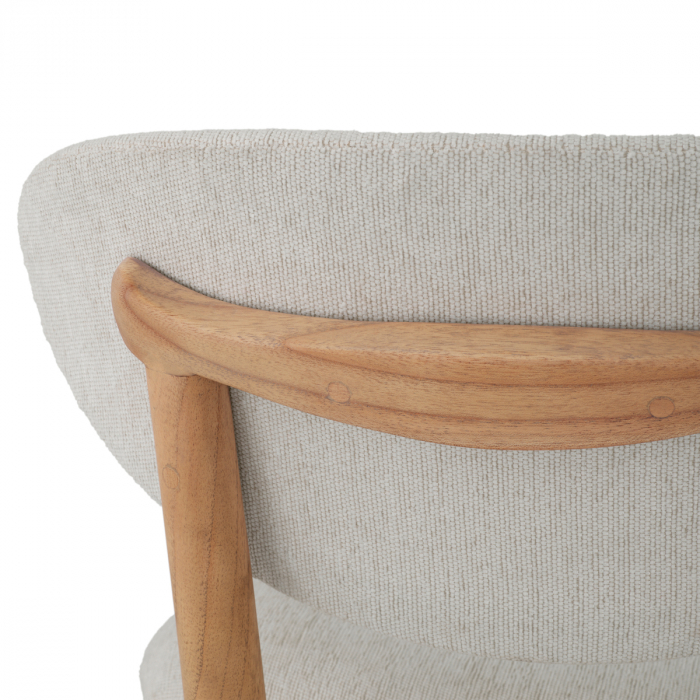 Scaun dining, Allston natur, sentier crem, Dimensiuni: W. 53 | D. 59 | H. 80 | SD. 42 | SH. 47.5   [6]