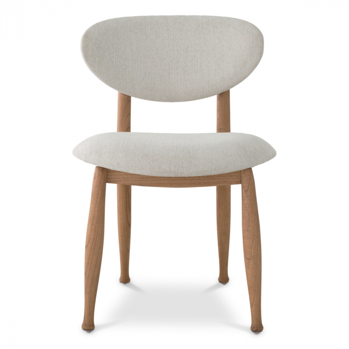 Scaun dining, Allston natur, sentier crem, Dimensiuni: W. 53 | D. 59 | H. 80 | SD. 42 | SH. 47.5   [2]