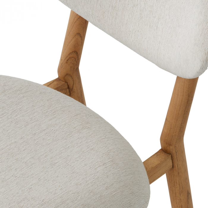 Scaun dining, Allston natur, sentier crem, Dimensiuni: W. 53 | D. 59 | H. 80 | SD. 42 | SH. 47.5   [5]