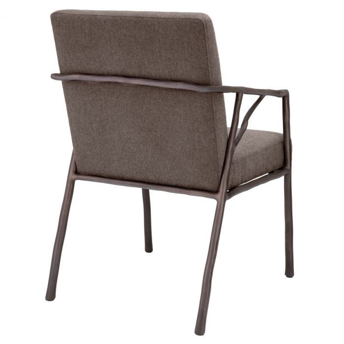 Scaun dining, Antico mediu bronz, finisaj abrasia [2]