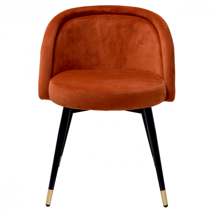 Scaun dining, Chloé Savona portocaliu set de 2 [2]