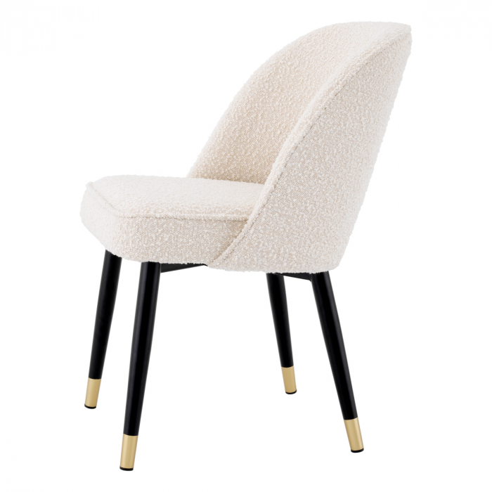 Scaun dining, Cliff bouclé crem set de 2 [5]