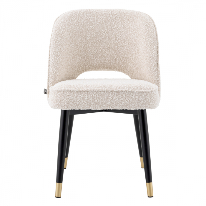 Scaun dining, Cliff bouclé crem set de 2 [3]