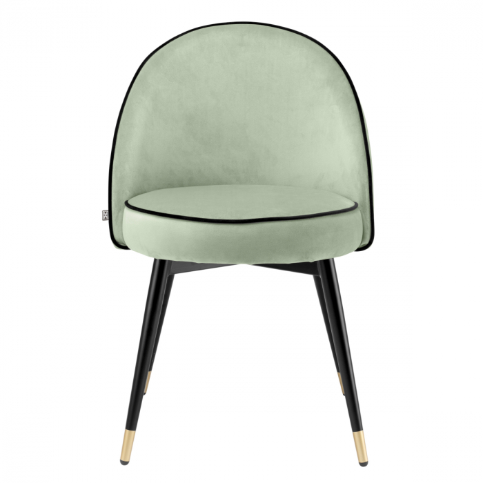 Scaun dining, Cooper Savona catifea verde fistic set de 2 [3]