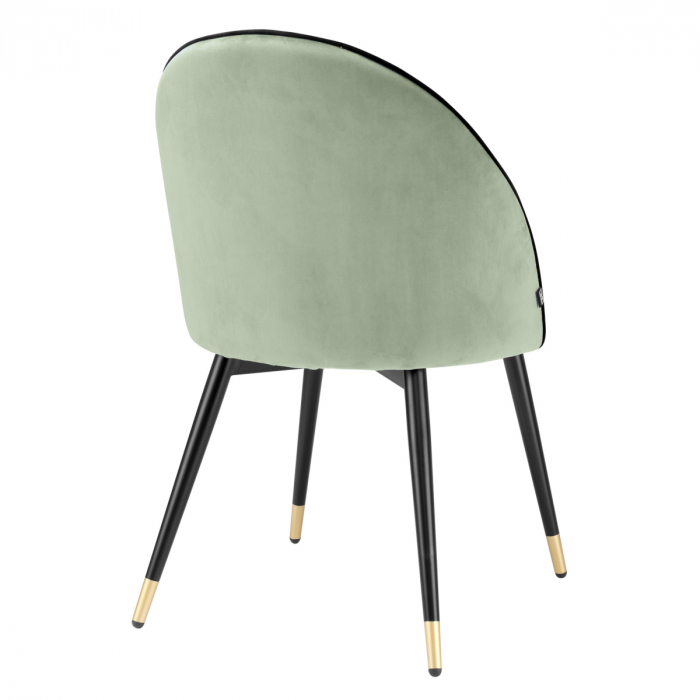 Scaun dining, Cooper Savona catifea verde fistic set de 2 [4]