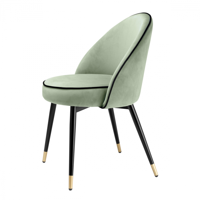 Scaun dining, Cooper Savona catifea verde fistic set de 2 [5]