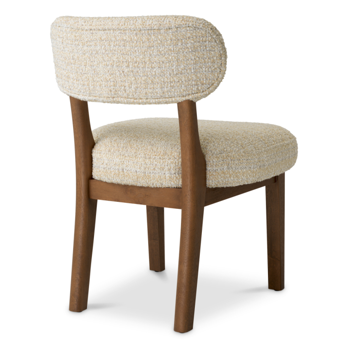 Scaun dining Duveen Winslow, bej chenille |W. 55.5 | D. 63.5 | H. 77.5 | SD. 48 | SH. 50 cm  [4]