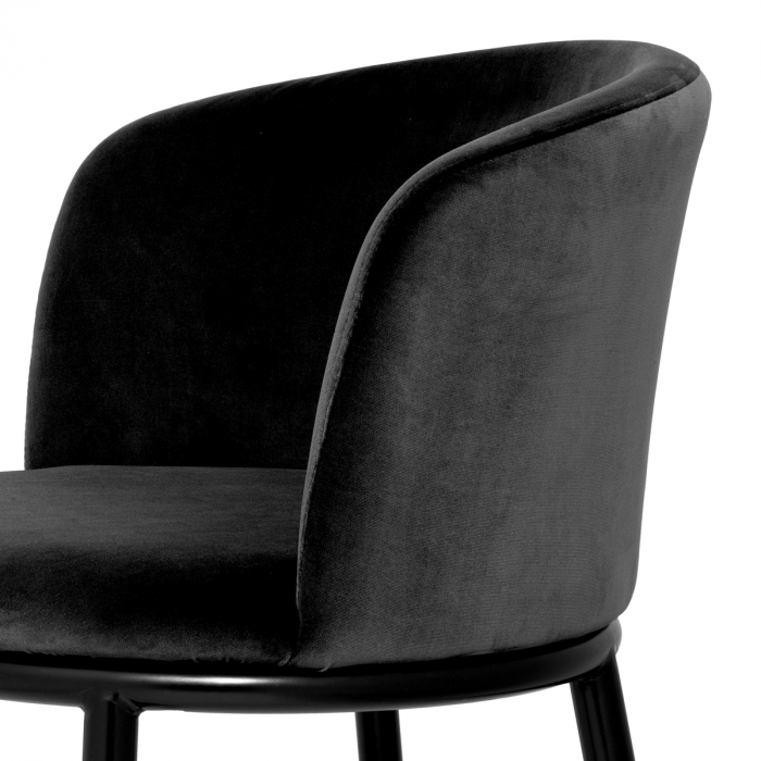 Scaun dining, Filmore Cameron, negru set de 2 [4]