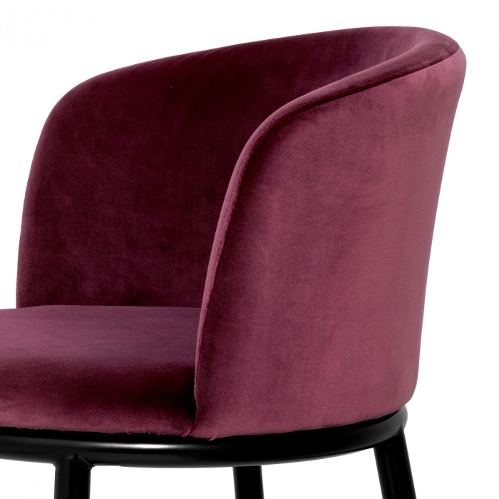 Scaun dining, Filmore Cameron, violet set de 2, Dims: W. 57 | D. 57 | H. 74 | SD. 47.5 | SH. 47 | AH. 69  (CM) [5]