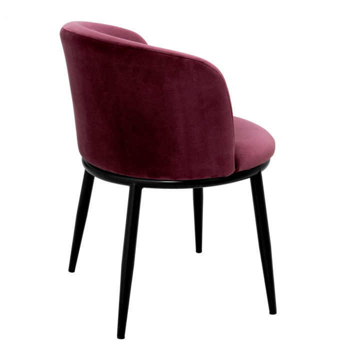 Scaun dining, Filmore Cameron, violet set de 2, Dims: W. 57 | D. 57 | H. 74 | SD. 47.5 | SH. 47 | AH. 69  (CM) [4]