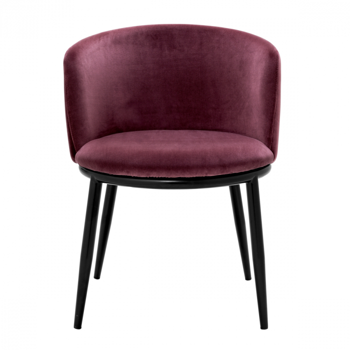 Scaun dining, Filmore Cameron, violet set de 2, Dims: W. 57 | D. 57 | H. 74 | SD. 47.5 | SH. 47 | AH. 69  (CM) [3]