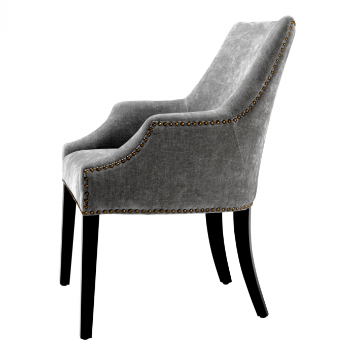 Scaun dining, Legacy clarck gri, Dims: W. 60 | D. 71 | H. 92 | SD. 50 | SH. 48 | AH. 64.5  (CM) [5]