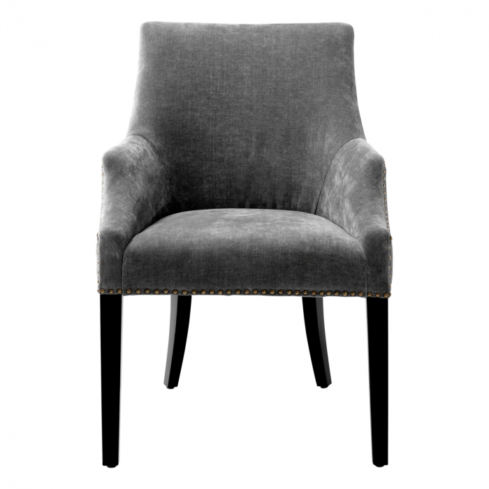 Scaun dining, Legacy clarck gri, Dims: W. 60 | D. 71 | H. 92 | SD. 50 | SH. 48 | AH. 64.5  (CM) [3]