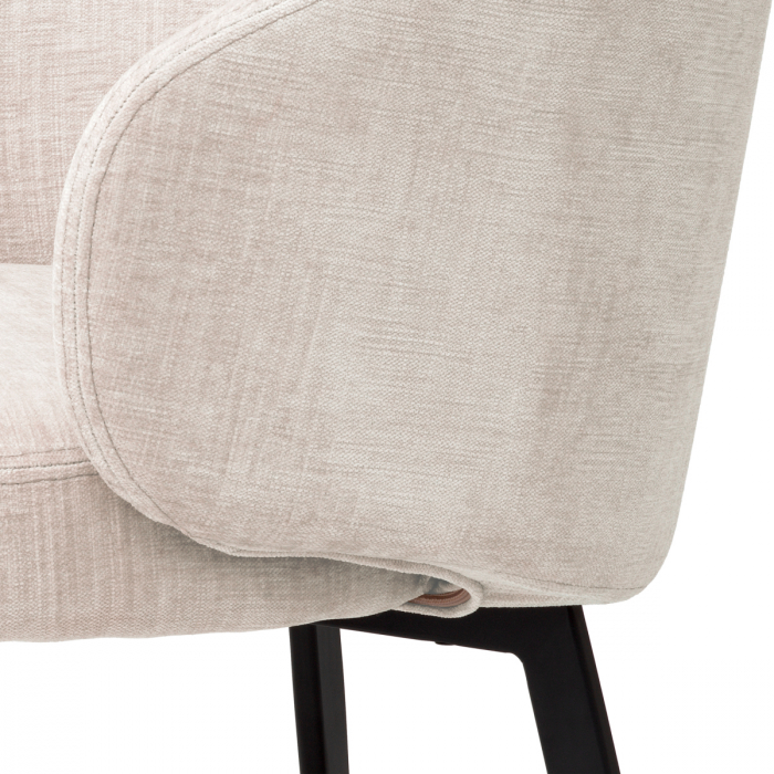 Scaun dining, Lloyd cu cotiera, bej set de 2 [6]