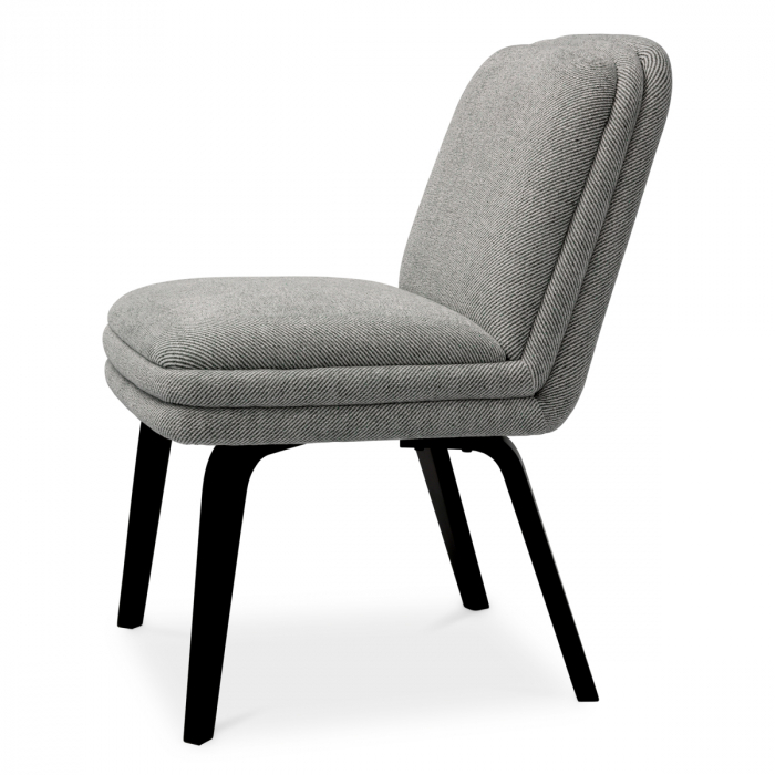 Scaun dining, Lucia fisher, gri, Dims: L. 63 | W. 50 | H. 84 | SD. 42 | SH. 50  (CM) [5]