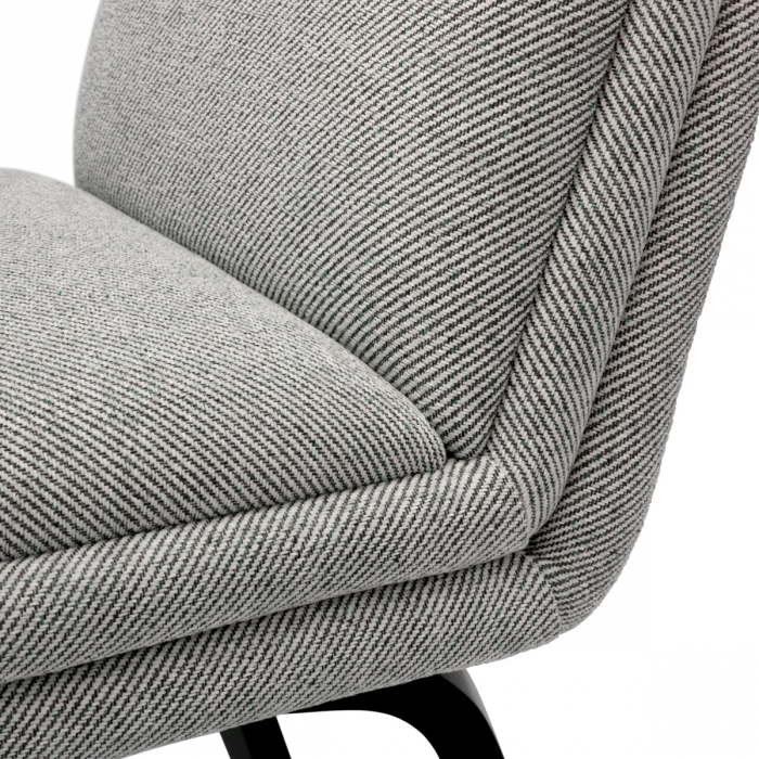 Scaun dining, Lucia fisher, gri, Dims: L. 63 | W. 50 | H. 84 | SD. 42 | SH. 50  (CM) [6]