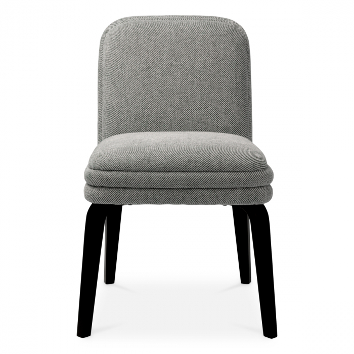 Scaun dining, Lucia fisher, gri, Dims: L. 63 | W. 50 | H. 84 | SD. 42 | SH. 50  (CM) [3]