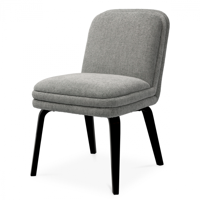 Scaun dining, Lucia fisher, gri, Dims: L. 63 | W. 50 | H. 84 | SD. 42 | SH. 50  (CM) [2]