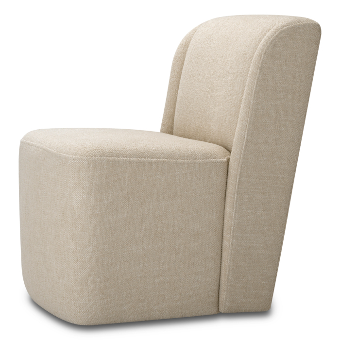 Scaun dining Selene Renato ecru |W. 65 | D. 74 | H. 84.5 | SD. 51 | SH. 48 cm  [4]