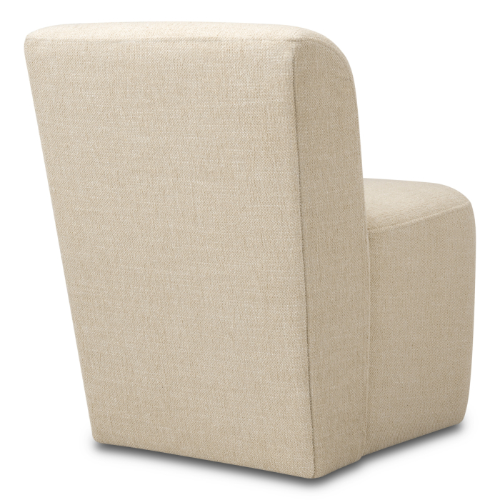 Scaun dining Selene Renato ecru |W. 65 | D. 74 | H. 84.5 | SD. 51 | SH. 48 cm  [3]