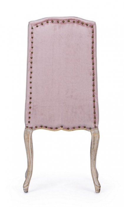 Scaun Diva, Lemn, Roz, 51x53x99 [4]