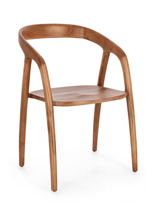 Scaun, Dotty cu cotieră, Lemn de Teak [4]