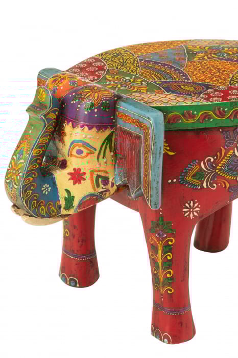 Scaun Elephant Delhi, Mix, Lemn de Mango [5]