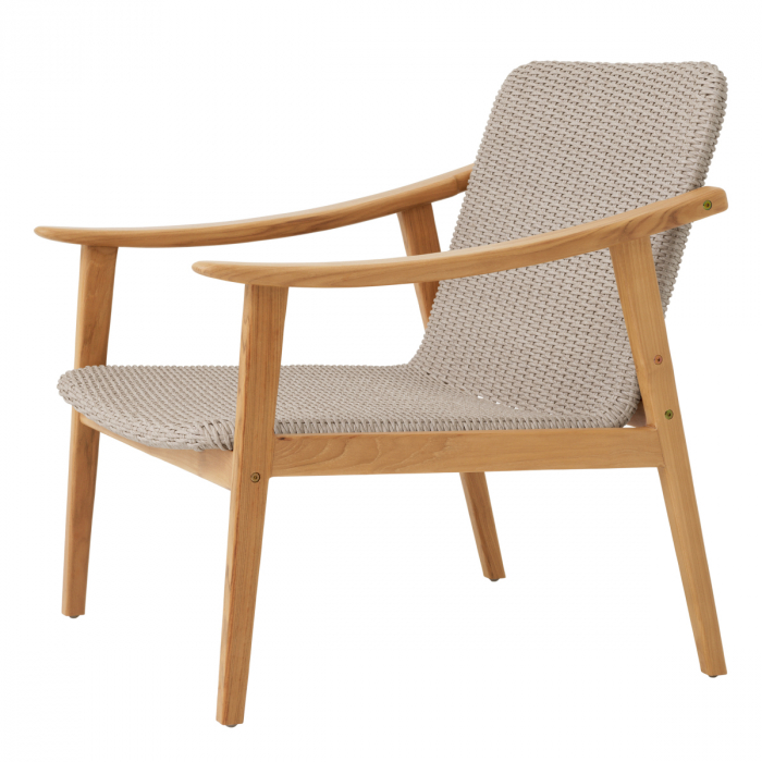 Scaun exterior Honolulu tec natur, Dims: W. 72 | D. 73 | H. 78 | SD. 56 | SH. 35.5 | AH. 55  (CM) [4]