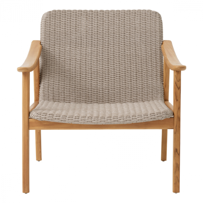 Scaun exterior Honolulu tec natur, Dims: W. 72 | D. 73 | H. 78 | SD. 56 | SH. 35.5 | AH. 55  (CM) [3]