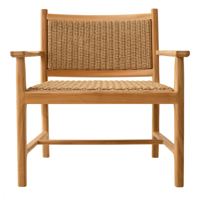 Scaun exterior Pivetti tec natur, Dims: W. 70 | D. 66 | H. 75 | SD. 60 | SH. 40 | AH. 54.5  (CM) [3]