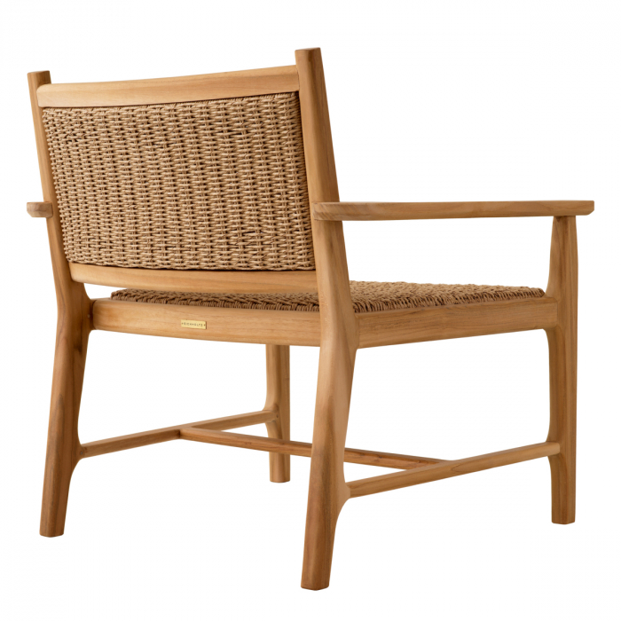 Scaun exterior Pivetti tec natur, Dims: W. 70 | D. 66 | H. 75 | SD. 60 | SH. 40 | AH. 54.5  (CM) [5]