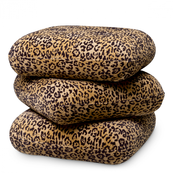 Scaun Greenwich bernard leopard camel, Dims: W. 58 | D. 58 | H. 55  (CM) [3]