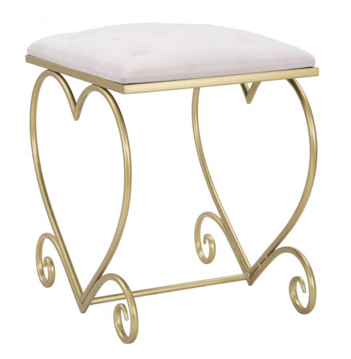 Scaun, heart, roz cm 50x37,5x51,5 [3]