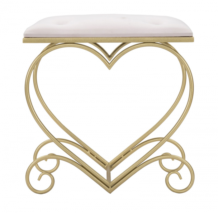 Scaun, heart, roz cm 50x37,5x51,5 [2]