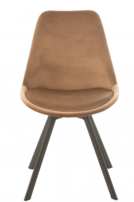Scaun Helene, Textil/Metal, Maro, 55x49x84 cm [2]