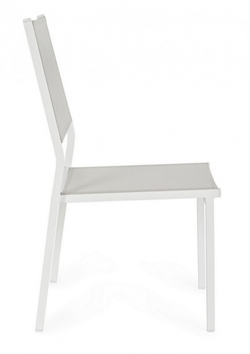 Scaun Hilde, Aluminiu, Alb, 46x57x88 cm [5]