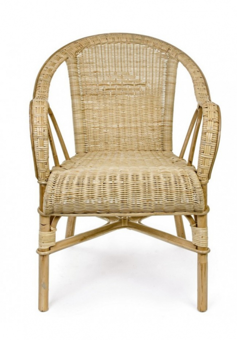 Scaun Ines, Rachita, Natural, 57x65x81 cm [2]