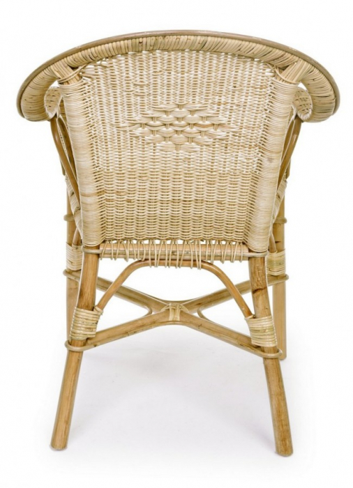 Scaun Ines, Rachita, Natural, 57x65x81 cm [3]