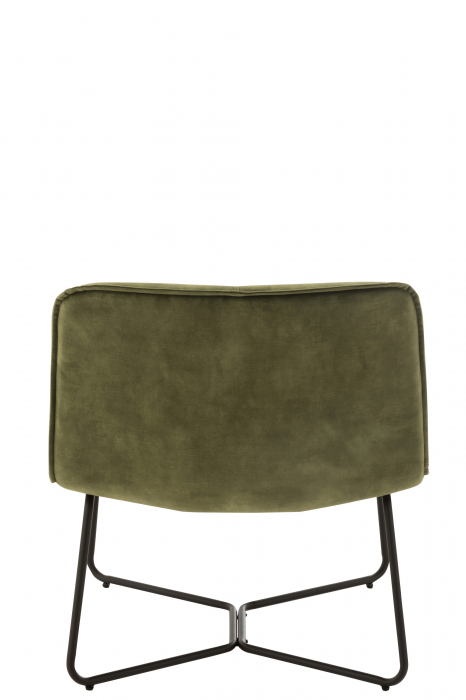 Scaun Isabel, Textil/Metal, Verde, 70.7x66.9x76.7 cm [7]