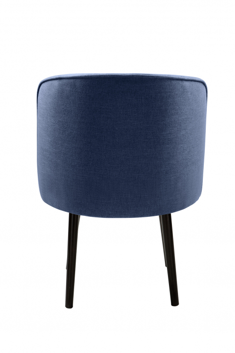 Scaun Jamie, Poliester, Albastru, 59x78x57 cm [3]