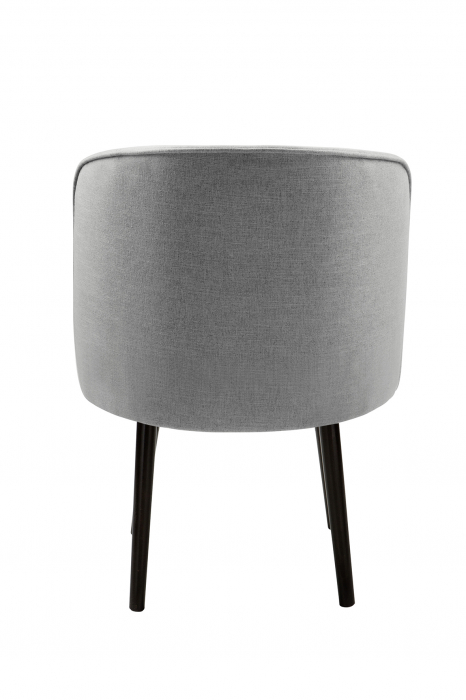 Scaun Jamie, Poliester, Gri, 59x78x57 cm [3]