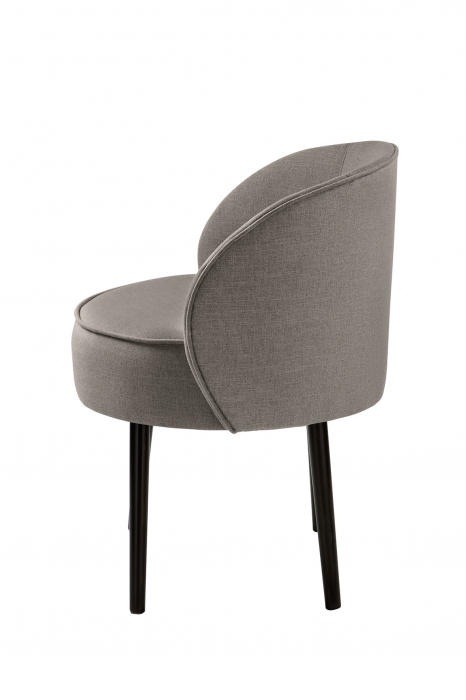 Scaun Jamie, Poliester, Gri, 59x78x57 cm [5]