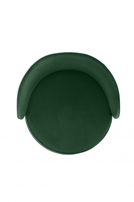 Scaun Jamie, Poliester, Verde, 59x78x57 cm [3]