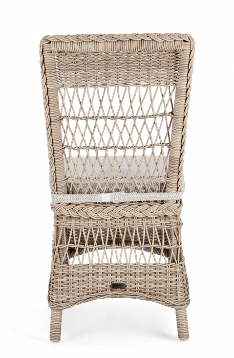 Scaun Jupiter, Aluminiu/Poliester, Natural, 48x63x95 cm [6]