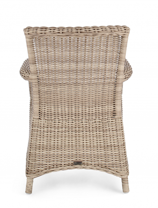 Scaun Jupiter, Aluminiu/Poliester, Natural, 64x66x88 cm [7]