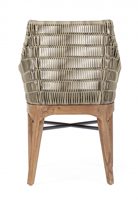 Scaun Keilani, Aluminiu, Maro/Gri, 58.5x58.5x85 cm (gold) [6]