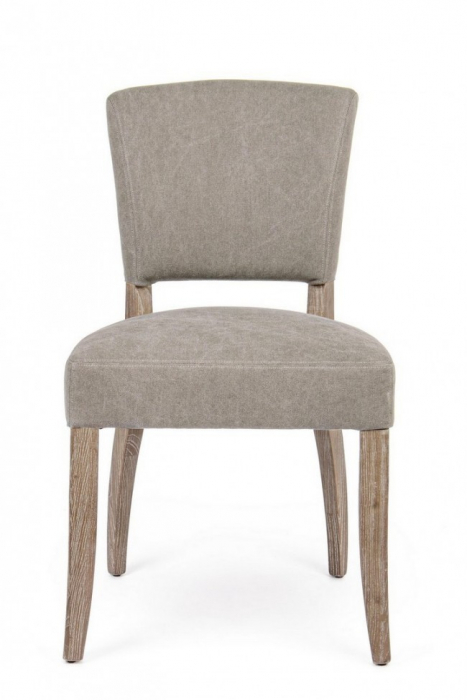 Scaun Maratriz, Lemn, Gri, 52x63x90 [3]